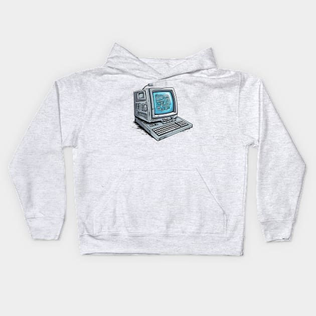 Remembering the good old days of technology Kids Hoodie by Pixel Poetry